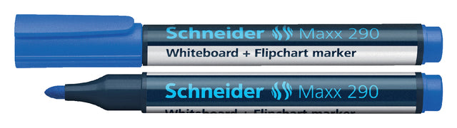 Schneider -Filz -tip Maxx 290 Whiteboard Round Blue 2-3mm | 10 Stücke