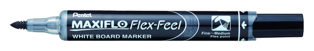 Pentel -Filz -tip Pen MWL5SBF Maxiflo Whiteboard Black 1-5mm | 12 Stücke