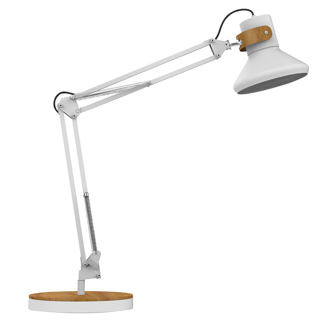 UNILUX - Bureaulamp baya led bamboe wit