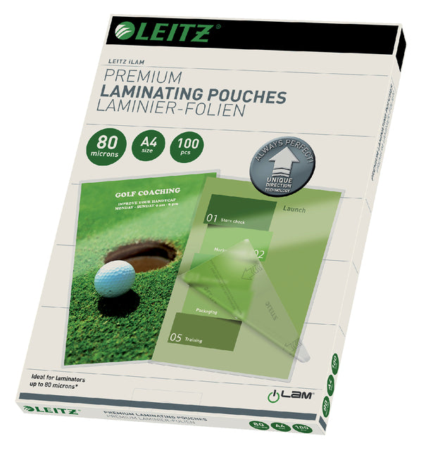 Leitz - Laminingabdeckung Ilam A4 2x80micron 100 Stück