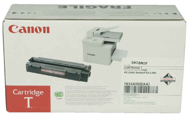 Canon - toner T, 3.500 pagina's, OEM 7833A002, zwart