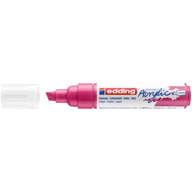 Edding - Acrylmarker  e-5000 breed telemagenta | 5 stuks