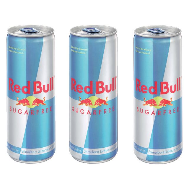 Red Bull - Energiedrank sugarfree blik 250ml | 24 stuks