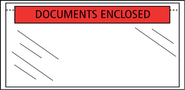 Quantore - Liste d'emballage auto-adhésive imprimé 225x122mm 1000S