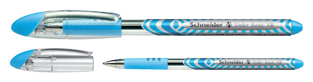 SCHNEIDER - ROLLERPEN SLIDER BASIC XB 0,6 mm bleu clair | 10 pièces