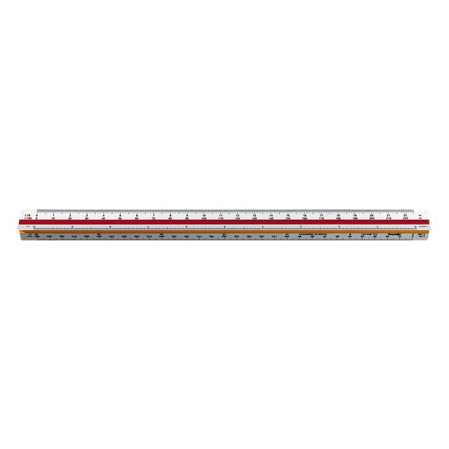 Rotring - Échelle à trois main 1:20; 1:25; 1:50; 1:75; 1: 100 et 1: 125