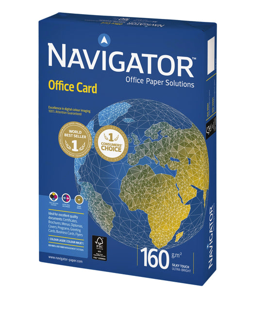 Navigator - Copier la carte papier A4 160gr White 250vel | 5 pièces