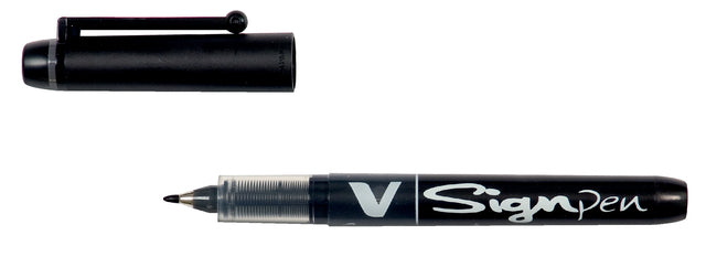 Pilot - Fineliner pilot v sign sw-vsp f zwart | 12 stuks