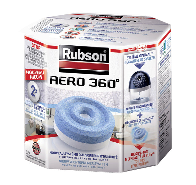 Rubson - Entrepreneur d'humidité Aero 360 Recharge