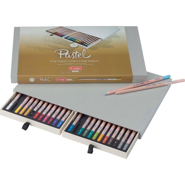 Bruynzeel - Crayons de couleur 8840 Design Pastel 24 pièces Assorti