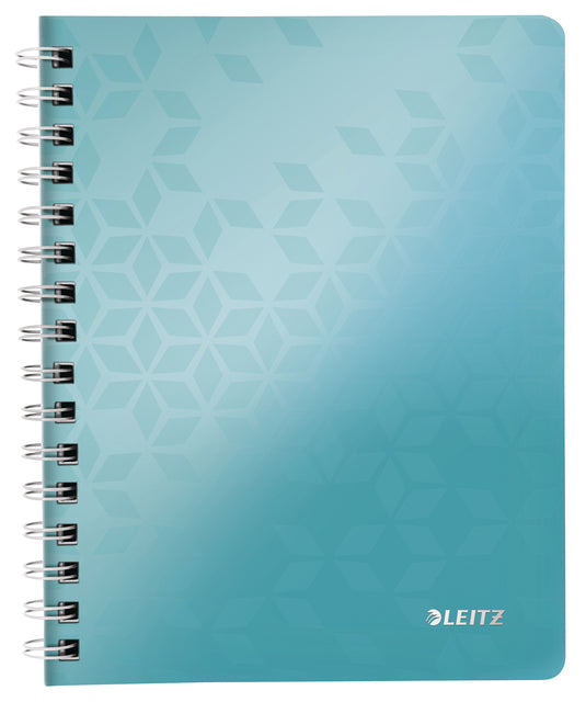 Leitz - Notebook wow a5 spiral pp Line Ice Blue