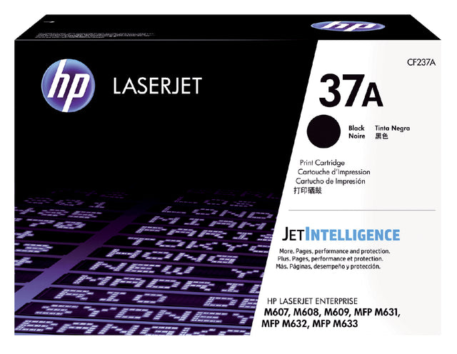 HP - Toner 37A, 11 000 pages, OEM CF237A, noir