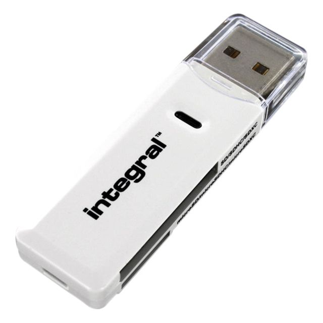 Integral - Kaartlezer integral 2.0 usb-a sd-microsd