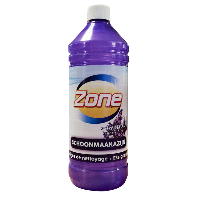 Zone - Nettoyage du vinaigre lavande 1 litre | Boîte extérieure une pièce 12