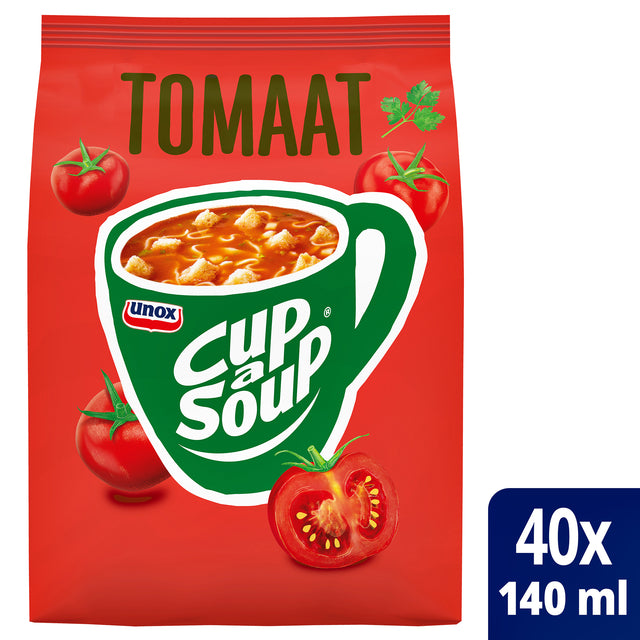 Tasse une vente à la soupe-t-suous, tomate, 140 ml, 40 portions sac