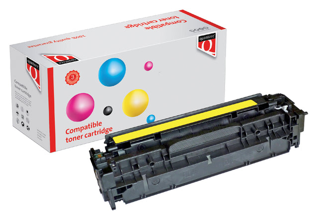 Quantor - Tonercartridge Alternative für CC532A 304a Geel