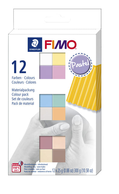 Fimo staedtler - klei fimo soft couleur pastel cul pastel