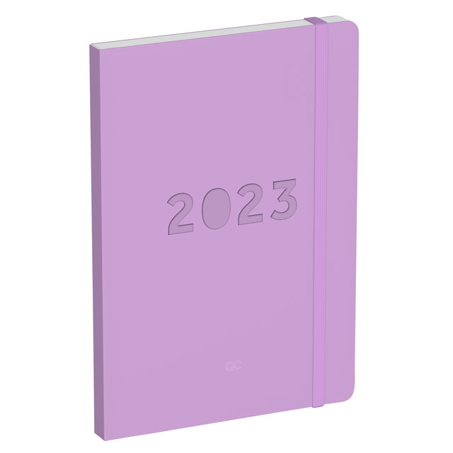 Agenda 2023 Büro A5 QC Farbe 7 Tage/2 Seiten Lila Lavendel