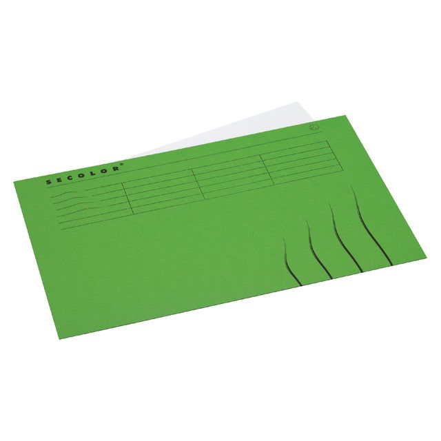 Jalema - Vouwmap folio groen | 25 stuks