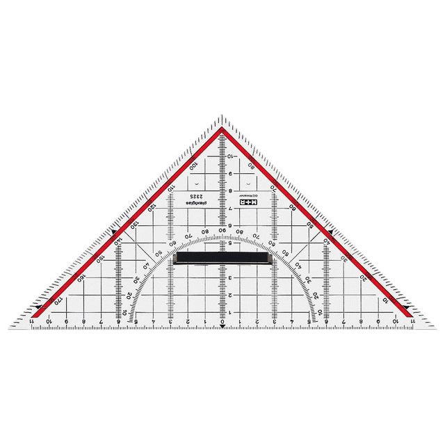 M+R -  geodriehoek, 32 cm