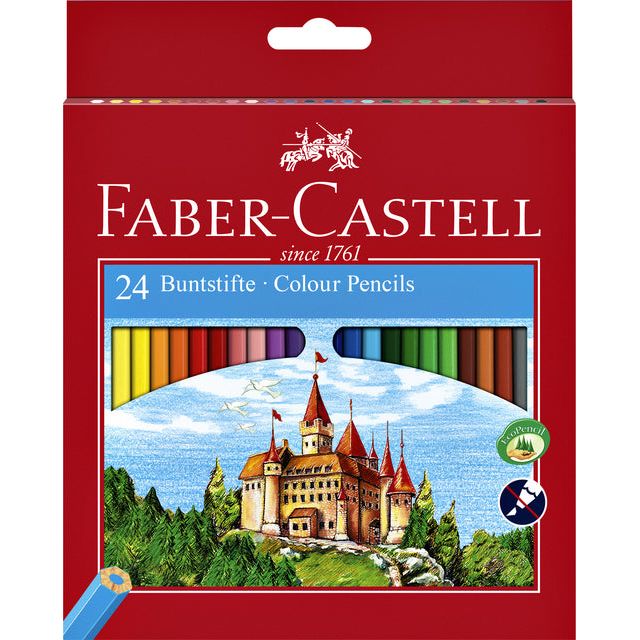 Faber Castell - Kleurpotlood faber-castell 24st assorti