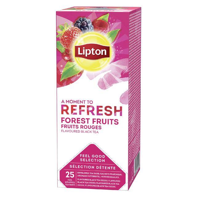 Lipton - Tea Refresh Forest fruits 25 pièces | 6 pièces