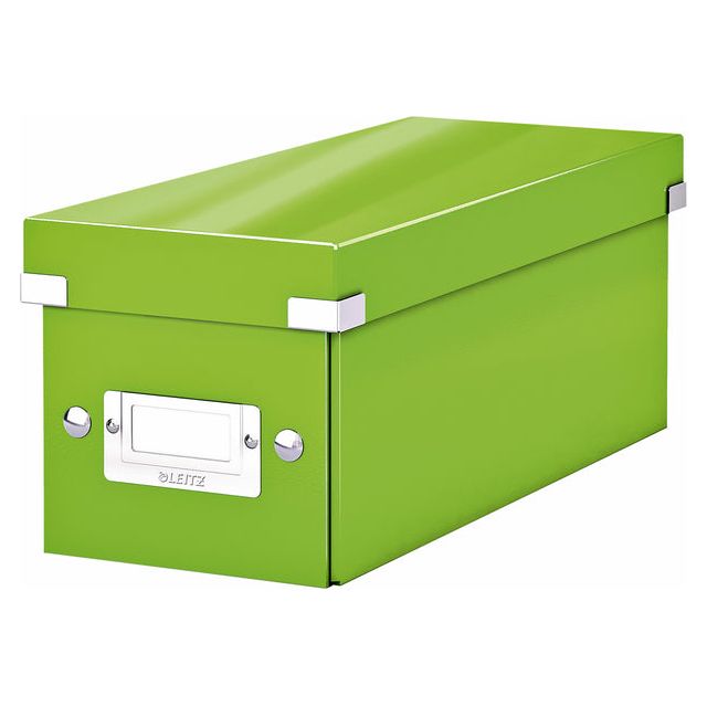 Leitz - Cd-box  wow click store groen | 6 stuks