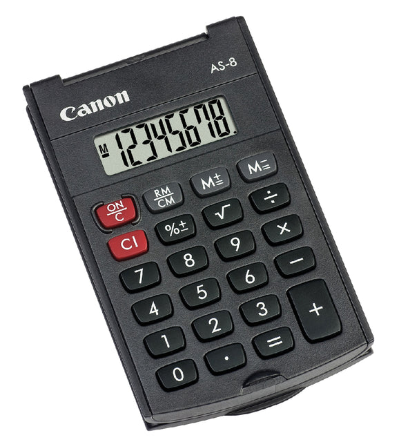 Canon - Taschenrechner als -8