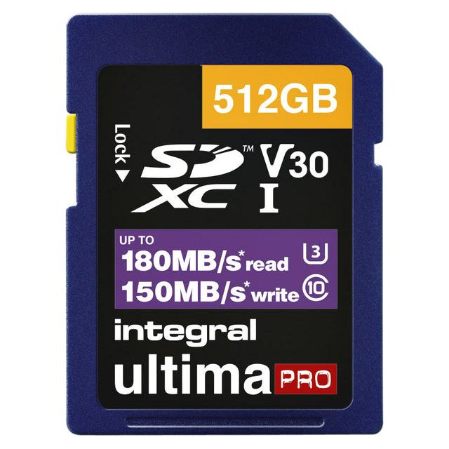 Intégrale - carte mémoire SDXC 512 Go