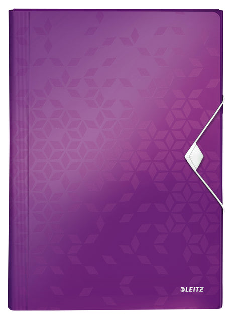 Leitz - Tri Folder wow 6 Tabs Pp Purple