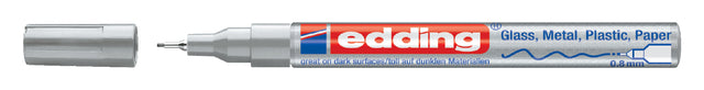 Edding - Felt -Tip Edding 780 Marker laquer autour de l'argent 0,8 mm