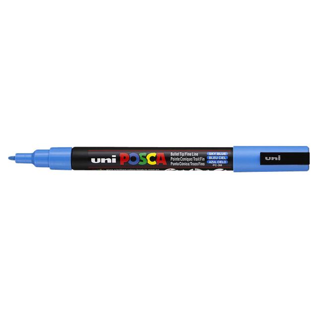 Posca - Verfstift  pc3m f hemelsblauw | 6 stuks