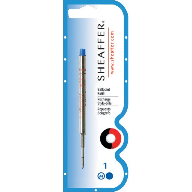 Sheaffer - Ballpin Remplissant Blue Medium | 6 pièces