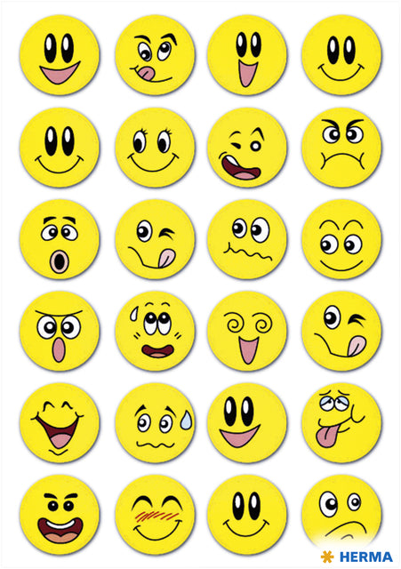 Herma - Label 3657 Smiley avec effet vacillant