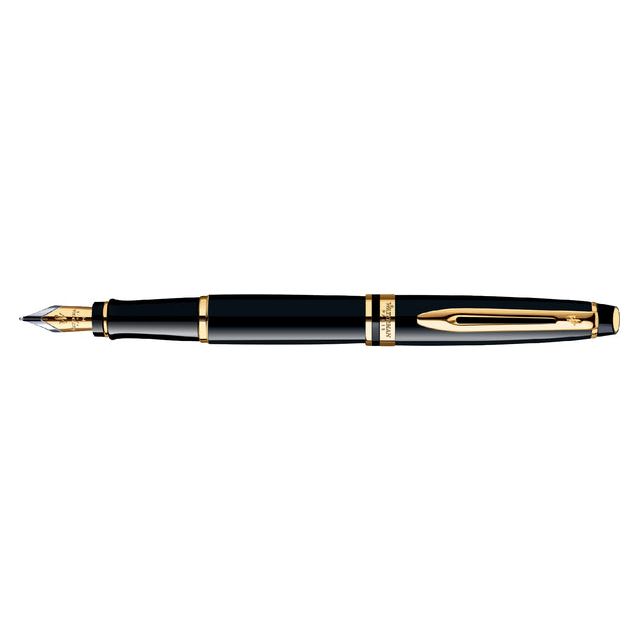 Waterman - Fountain Pen Expert Black Lacquer GT Fine