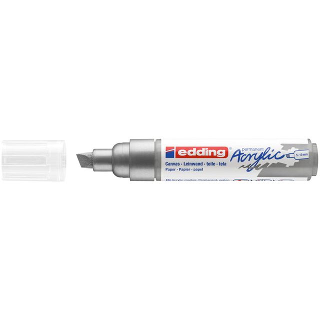 Edding - Acrylmarker EDDing E -5000 breit Silber