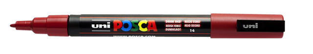 Posca - Verfstift posca pc3m f donkerrood | 6 stuks