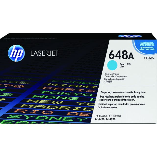 HP - Tonercartridge CE261A 648A Bleu