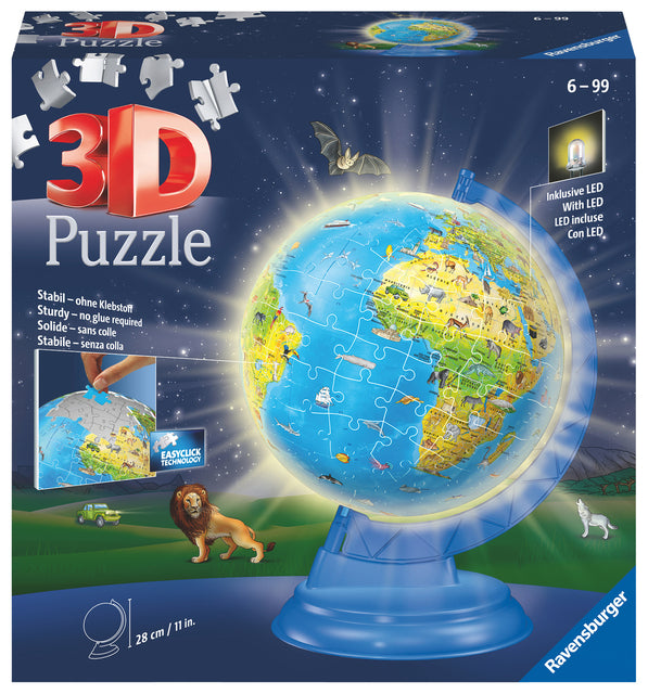 Ravensburger - 3d Puzzle Globe Night Edition xxl 54 pièces