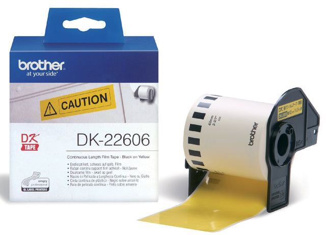 Bruder-Label DK-22606 62 mm 15 Meter gelber Film