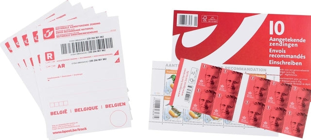 Quantore - Postzegel belgie aangetekend kit