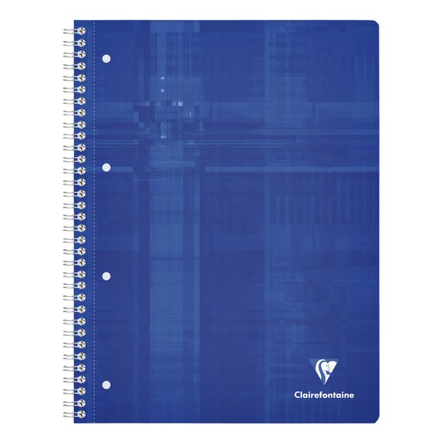 CLAIREFONTAINE - CollegeBlok Studium A4 + 4 -Gaats 80 Pblz Window 5x5mm Assorti | 5 pièces