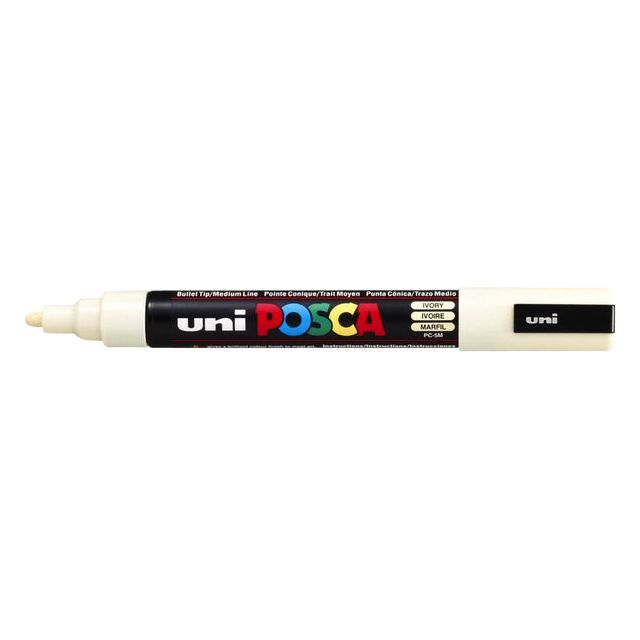 Posca - Verfstift posca pc5m m ivoor | 6 stuks