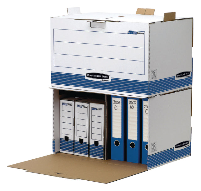 Bankers Box - archiefdoos, formaat 54 x 32,5 x 37,5 cm, blauw