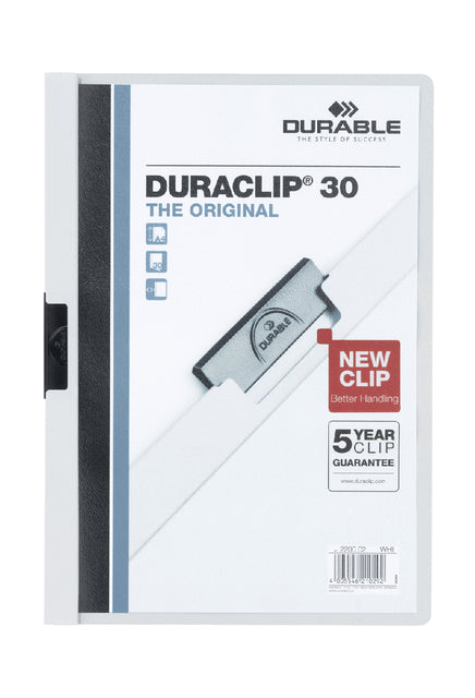 Durable - klemmap Duraclip Original 30 wit