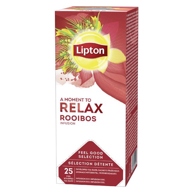 Lipton - thé relax rooibos 25 pièces