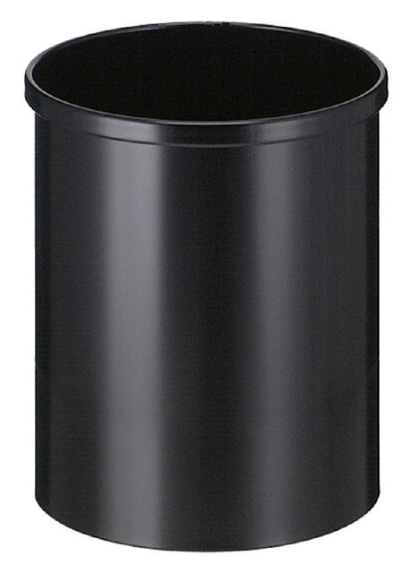 Vepa Bacs - Eko Paper Bin from Metal, Content 15 L, Black