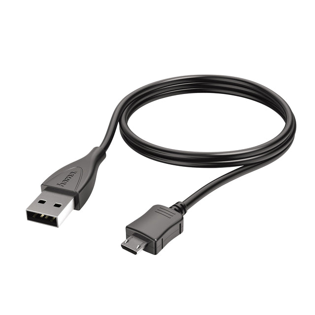 Cable Hama USB Micro-A 2,0 1 mètre noir