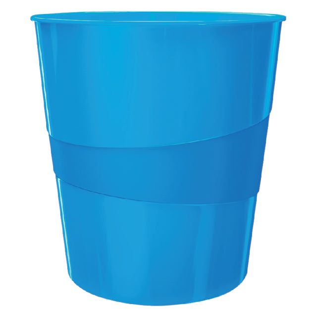 Paper bin leitz wow 15liter bleu