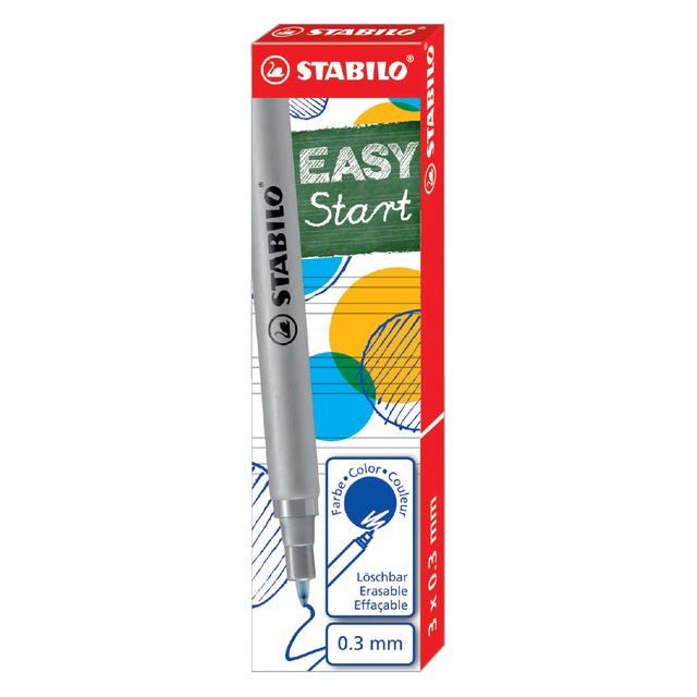 Stabilo - Rollerpen -Füllung Easyoriginal 0,3 mm blauer Box mit 3 Teilen